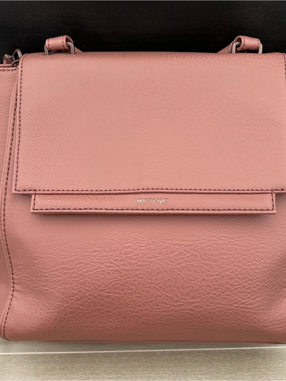 Matt & Nat Rose Blush Vegan Leather Crossbody